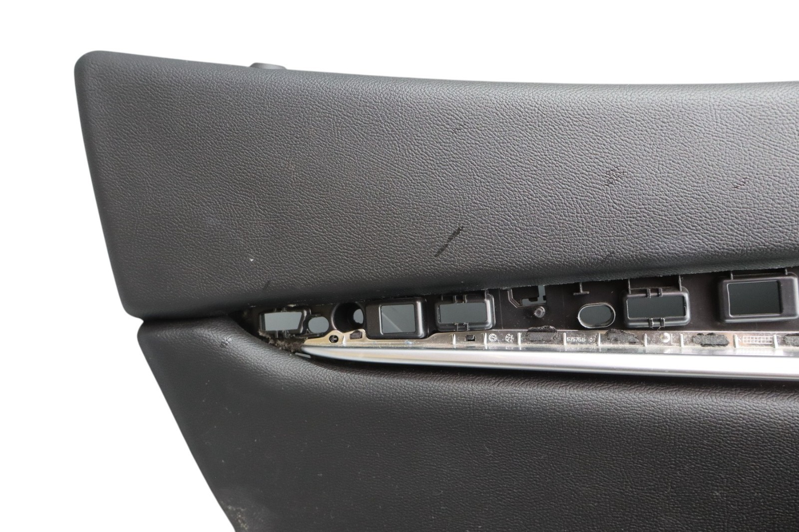 14-17 Maserati Ghibli Rear Left Side Interior Door Panel Assembly Black OEM