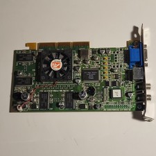ATI Radeon AGP Graphics Card VGA S-Video Composite DDR Multi Monitor Support