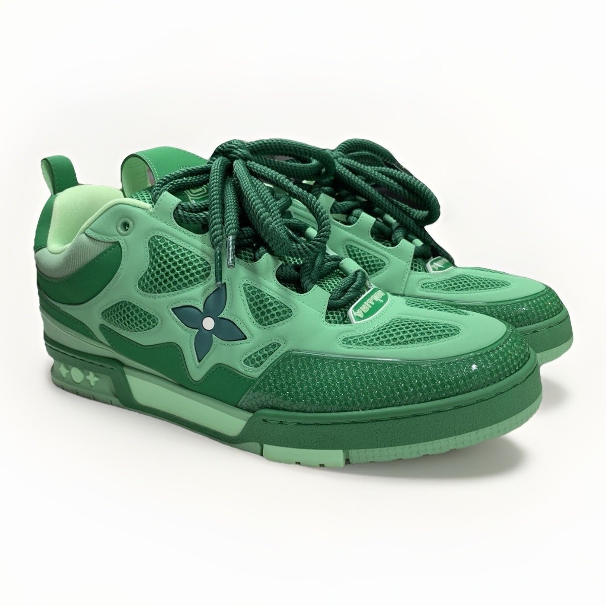 Louis Vuitton 緑スニーカー Louis Vuitton Skate Green Sneakers Shoes (Size 12 US) | eBay