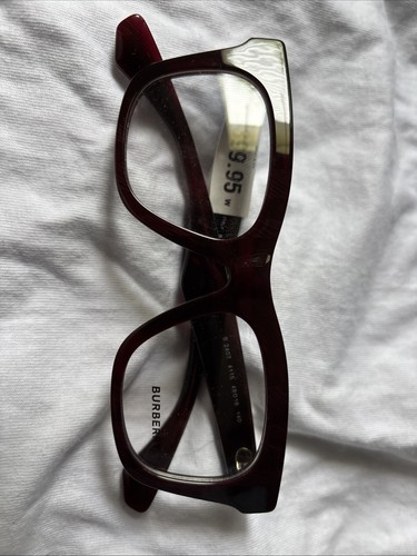 NEW Burberry 2407 Eyeglasses 4115 Red 100% AUTHENTIC - Picture 5 of 6