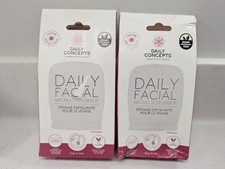 Daily Concepts Daily Facial Micro Scrubber White Set of 2