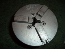 Union 4 Inch 3 jaw lathe chuck 1  1/2  tpi    independent jaws