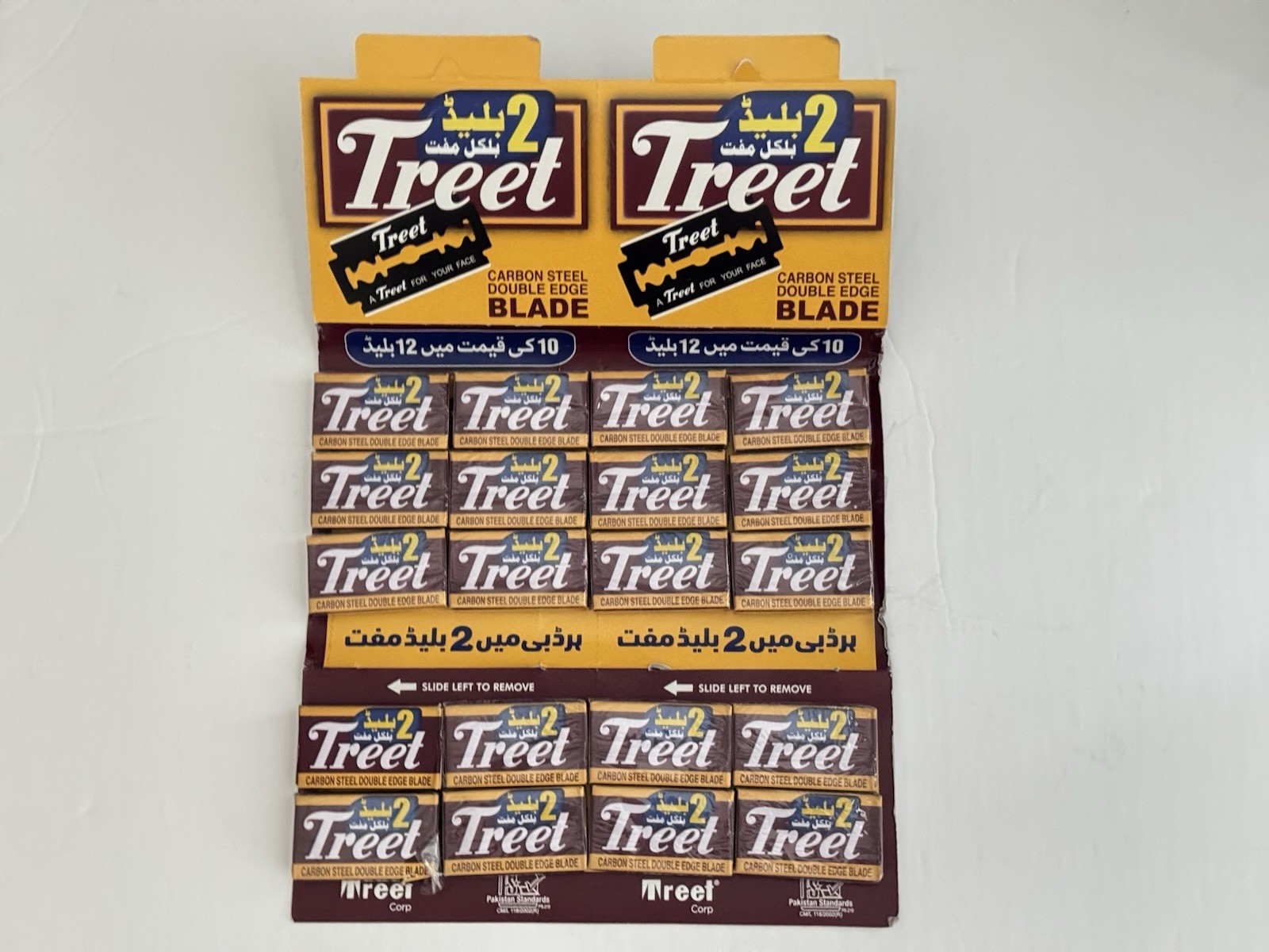 240 Treet Carbon "Black Beauty" double edge Safety razor Shaving blades