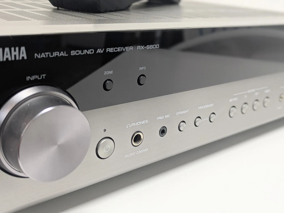 Yamaha RX-S600 5.1 SLIM AV Receiver 4k HDMI Digital Optical USB Input -  Titan - Bild 4 von 4