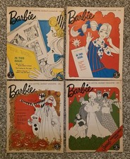Lot Of 4 - 1969 BARBIE Mattel Magazines; May-June, July-aug, Sept-Oct, Nov-Dec