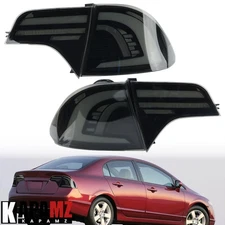 LED Tail Lights Brake Lamp For Civic Sedan 4DR 2006-2011 Rear Lamp sequential