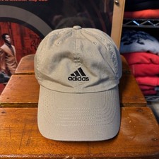 Adidas Men Cap Khaki Beige Embroidered Logo Limited Edition Sportswear Icon with