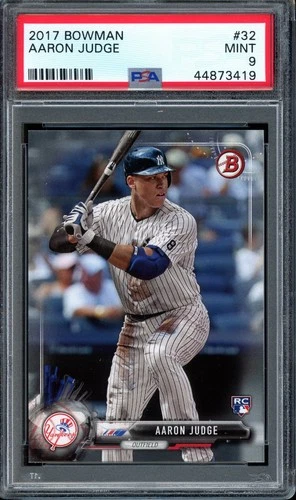 2017 Bowman #32 Aaron Judge PSA 9 (MINT)