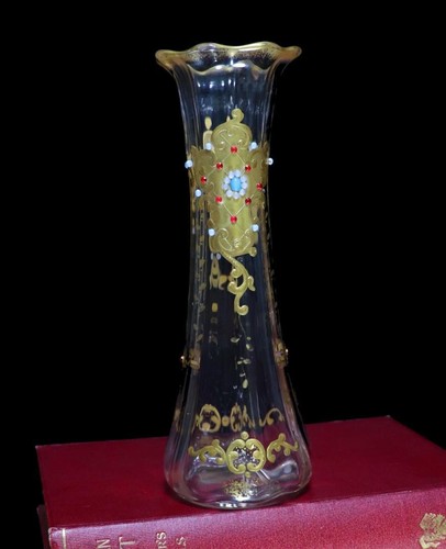 Vase Griffons Longchamp en céramique mordorée