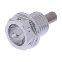ÖLablassschraube Magnetisch M14X1.50Mm 12Mm Alu Racing Silber