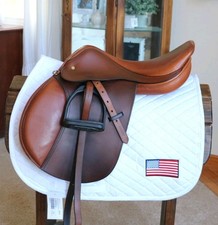 17" M Crosby Excel XL Prix Des Nations Saddle +Fittings English Hunter/Jumper