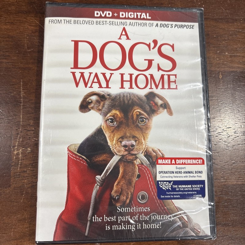 A Dog's Way Home Sealed DVD+ Digital