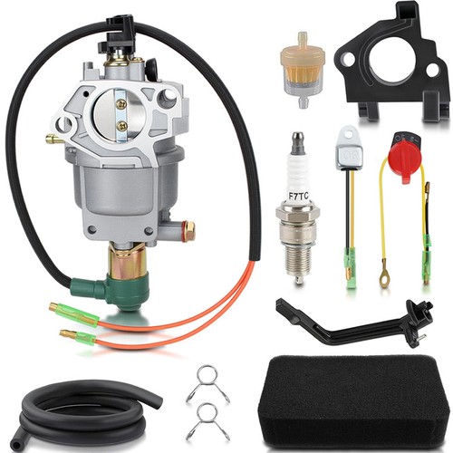 Homelite HGCA5000 HU40500 5000 Watt 389cc Generatore Carburatore Carb - Foto 2 di 5