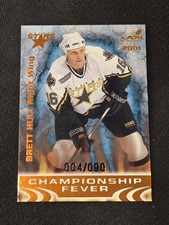 Pacific 2000-01 Aurora Championship Fever Brett Hull #8 Copper 9/90 Dallas Stars
