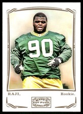 2009 Topps Mayo #23 B.J. Raji Rookie RC Packers football card. rookie card picture