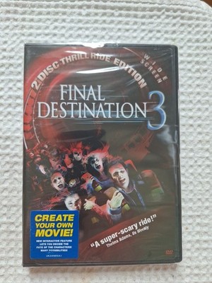 Final Destination 3 (DVD 2006, 2-Disc Set, W/S Thrill Ride Ed.) NEW Free Ship !!