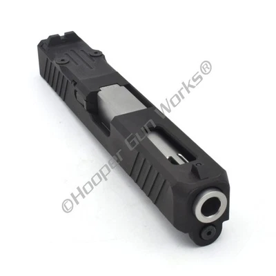 HOOPER GUN WORKS HGW Complete Upper for Glock 19 Black EDC RMR Slide Ported SS Barrel Sights