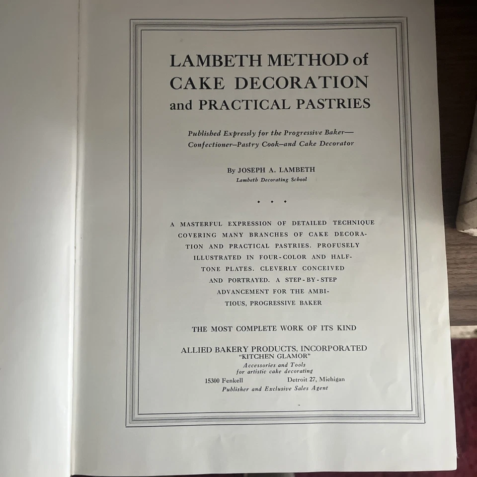 Lambeth метод украшения торта и практическая выпечка четвертая печать 1964 - Изображение 4 из 4