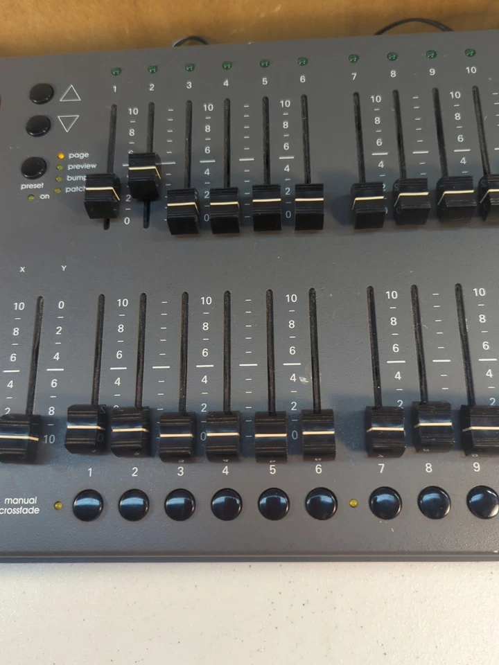 Leprecon LP-612 12-Channel Analog Console Microplex-DMX Light Controller - Image 3 of 4