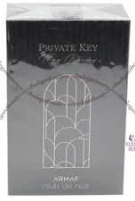 Private Key To My Dreams By Armaf Extrait De Parfum 3.3/3.4oz. Men New In Box