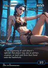 Jinx Loose Cannon Braids Alter | MTG Commander EDH League | Arcane Custom Card
