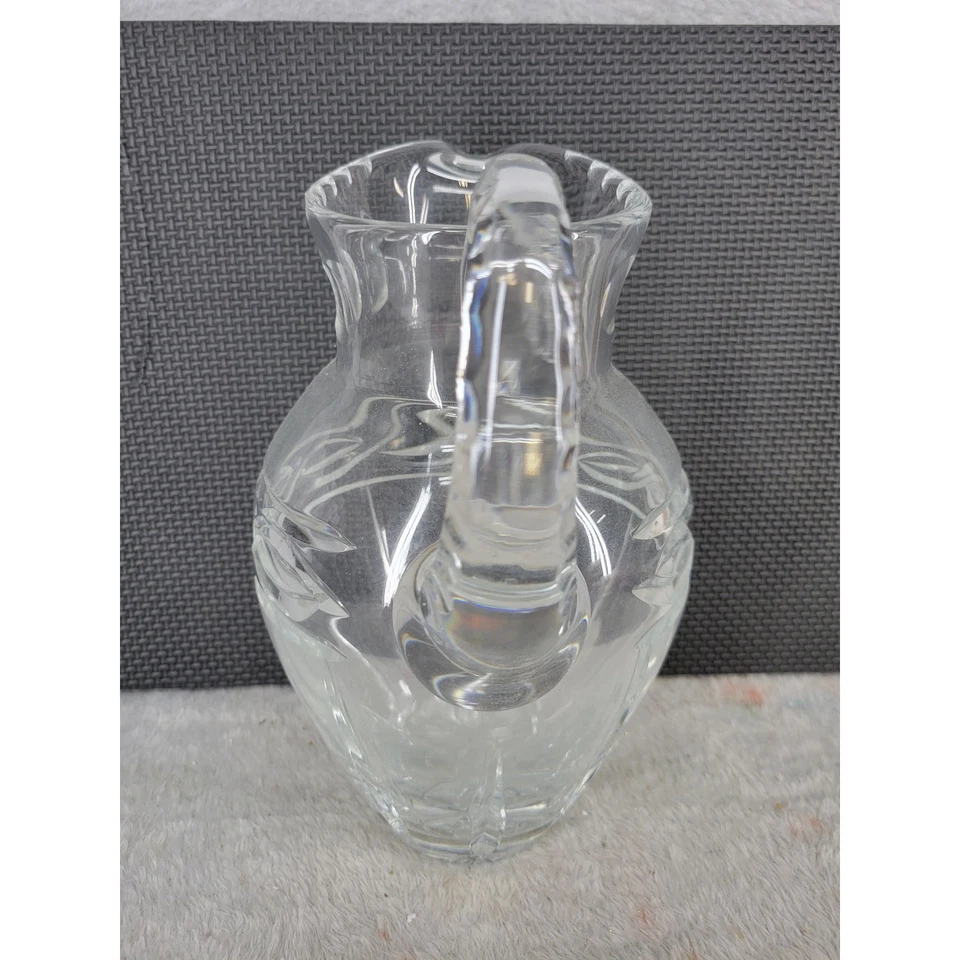 Jarra de cristal transparente corte jarra de jugo de agua mango caño para servir Foto 4 de 4