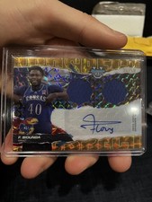 Flory Bidunga 2024-25 Bowman Best University Prospect Dual Relic Gold Auto  /50