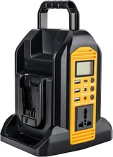 350W Portable Power Supply Inverter For Dewalt 20V Battery DC 20V to AC 110-120V