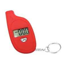 Digital Tire Pressure Gauge, 5-150PSI 4 Unit Settings Car Tire Pressure Red