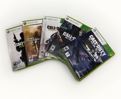 Xbox 360 Call Of Duty Lot (Advanced Warfare,Modern Warfare 2/3 Black Ops Ghosts)