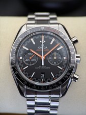 OMEGA Speedmaster Racing Black 18k White Gold Stainless 329.30.44.51.01.002
