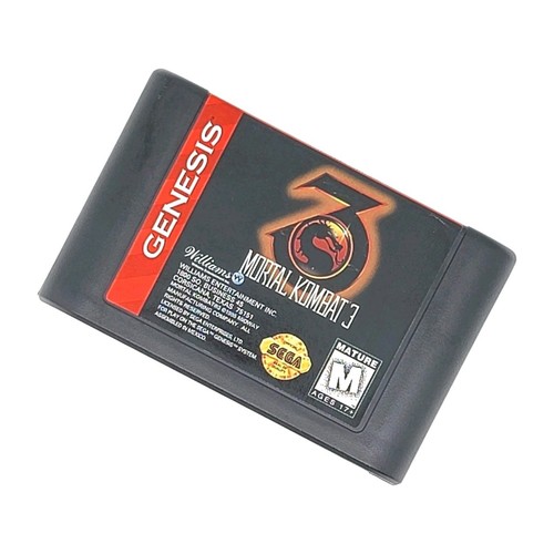 Mortal Kombat 3 (Sega Genesis, 1995) nur Videospielkassette -gereinigt, getestet- - Bild 1 von 4