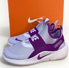 Nike Flex Runner 4 PS Violet Mist Girl's Size 13c Slip On Sneakers IF2894 New