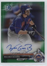 2017 Bowman Retail Green Shimmer Refractor 1/99 Wuilmer Becerra Auto 11im