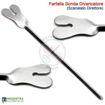 Dental Butterfly Probe Director Grooved Cutting Brake Tongue Oral Surgery