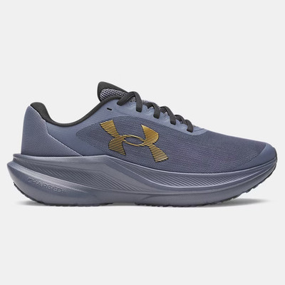 Under Armour Charged+ Chase Men's Running Shoes Gray Gold Athletic Sneakers