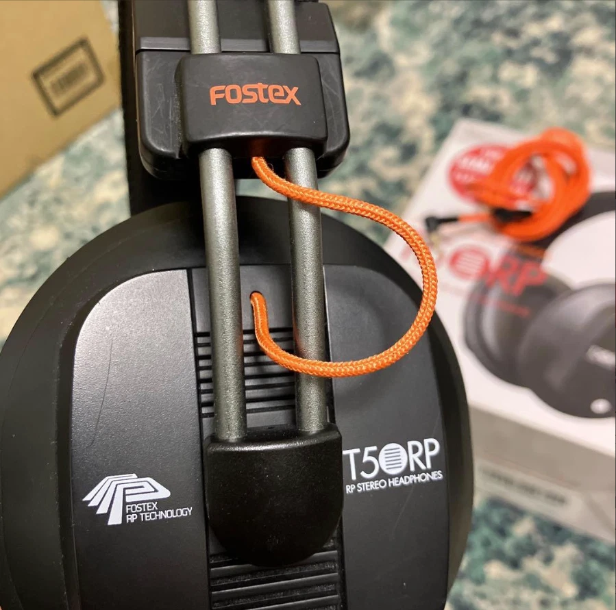 Fostex T50RP mk3 RP STEREO HEADPHONES SEMI-OPEN FLAT $ CLEAR 50Ω RP Dynamic... - Image 2 of 4