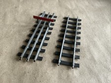 Wrenn 3 Rail Fixed Buffer Stop  and small length of 2 Rail Track - OO Gauge