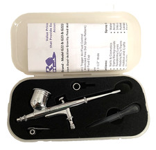 MASTER AIRBRUSH MODEL G22 Multi-Purpose Dual Action Gravity Feed Set NEW OPEN