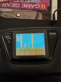 Sega Game Gear Super Sonic System Console Bundle RECAPPED Works Great!