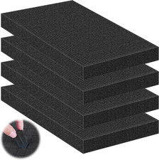 4 Pcs Pick and Pluck Foam Sheets 16" L X 12" W X 2" T Polyurethane Pick Apart Fo