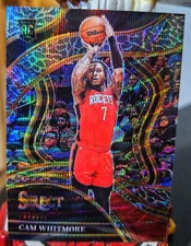 2023-24 Panini Select Courtside Cam Whitmore #282 Elephant Prizm (RC)