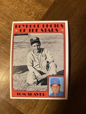 1972 topps baseball. Tom Seaver Boyhood Photos Of The Stars. # 347 EX/NM