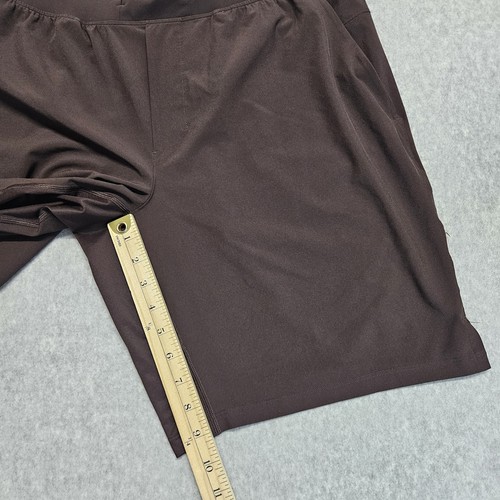 Lululemon T.H.E. Prensa francesa corta sin forro 9" para hombre XL marrón chocolate - Imagen 6 de 10
