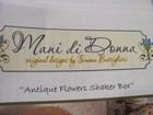 Cross Stitch Pattern ANTIQUE FLOWERS SHAKER BOX Mani di Donna Simona Bussiglieri — photo 5