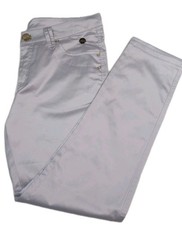 VTG 90s Karl Kani Womens Pants Size 30 Large Silver Urban Hip Hop Streetwear
