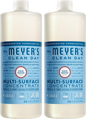Mrs. MEYER'S Clean Day Multi-Surface Everyday Concentrate, Rain Water Scent, 32