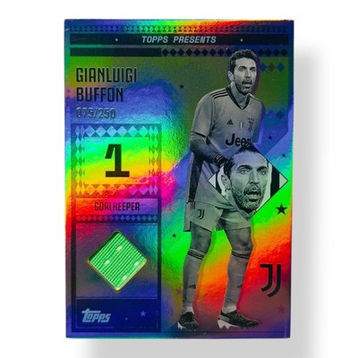 Gianluigi Buffon /250 Match-Worn Patch Topps Juventus Team Set 2024/25 No Auto