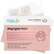 Easy Cycle by Patch Aid 30 Day Supply Reduce Discomfort Menstrual