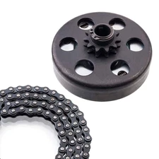 MOOSUN Go Kart/Mini Bike Centrifugal Clutch 5/8 Bore #35 Chain 11 Tooth With ...